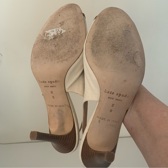KATE SPADE Open Toe Slingback Spectator Pumps - Picture 4 of 6